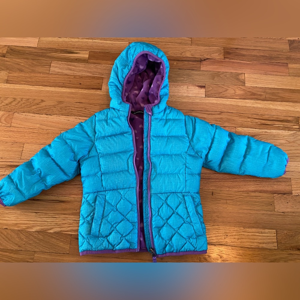 Toddler girls snow coat puffer jacket